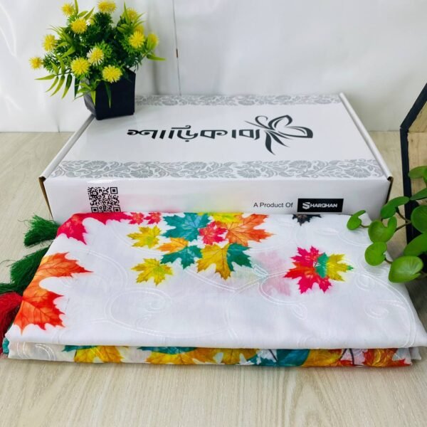 photo_2025-04-23_20-39-02 Chandri Silk Sharee Combo With 17 Premium Gift Item Pack / Printed & Embroidered Premium Cotton Sharee